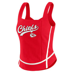 Kansas City Chiefs WEAR by Erin Andrews Women's Square Neck Tank Top - Red - NFL