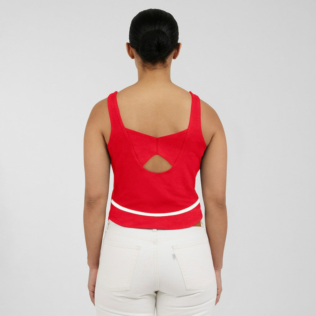 Kansas City Chiefs WEAR by Erin Andrews Women's Square Neck Tank Top - Red - NFL