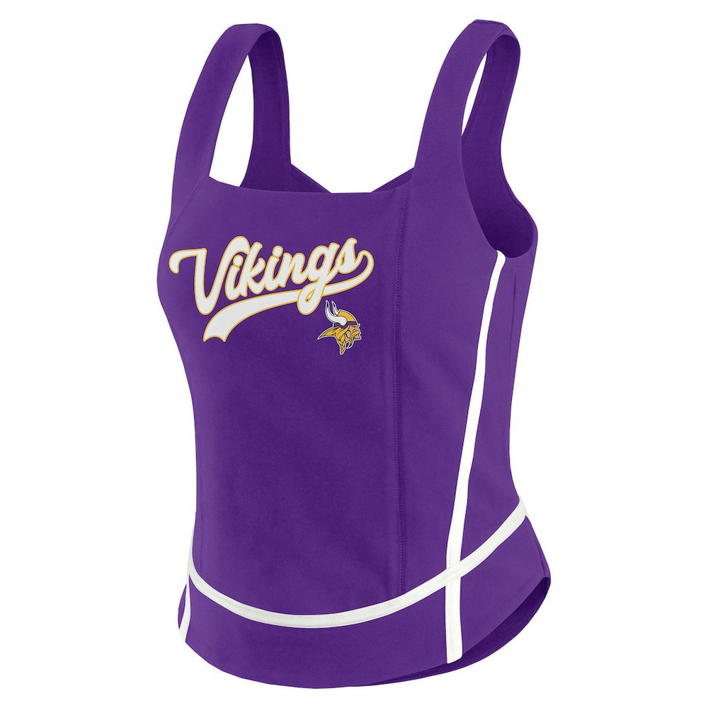 Minnesota Vikings WEAR by Erin Andrews Women's Square Neck Tank Top - Purple - NFL