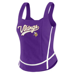 Minnesota Vikings WEAR by Erin Andrews Women's Square Neck Tank Top - Purple - NFL