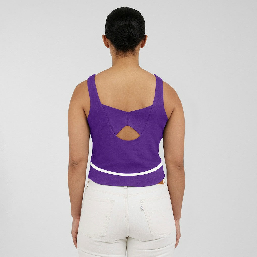 Minnesota Vikings WEAR by Erin Andrews Women's Square Neck Tank Top - Purple - NFL