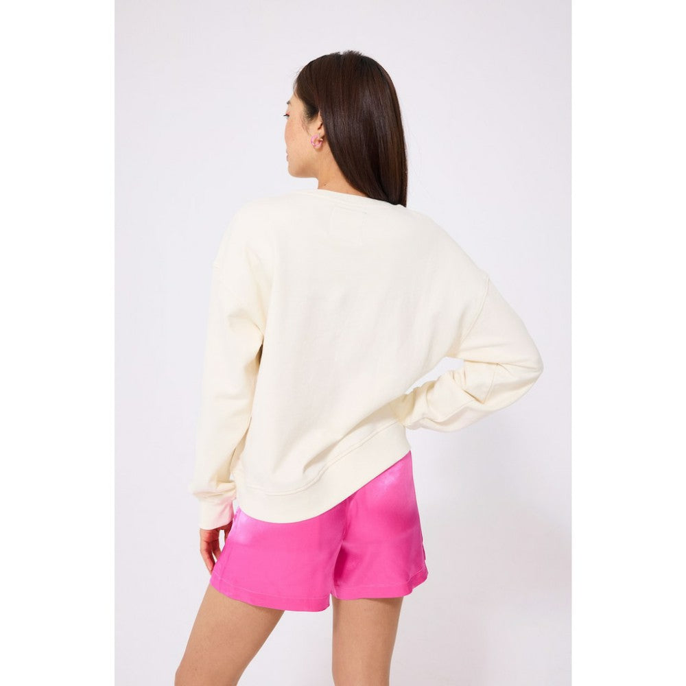 Los Angeles Dodgers Terez Women's Technicolor  Oversized Pullover Sweatshirt for sale