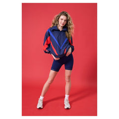 Philadelphia Phillies Terez Women's Ripstop Chevron Quarter-Zip Pullover Discount