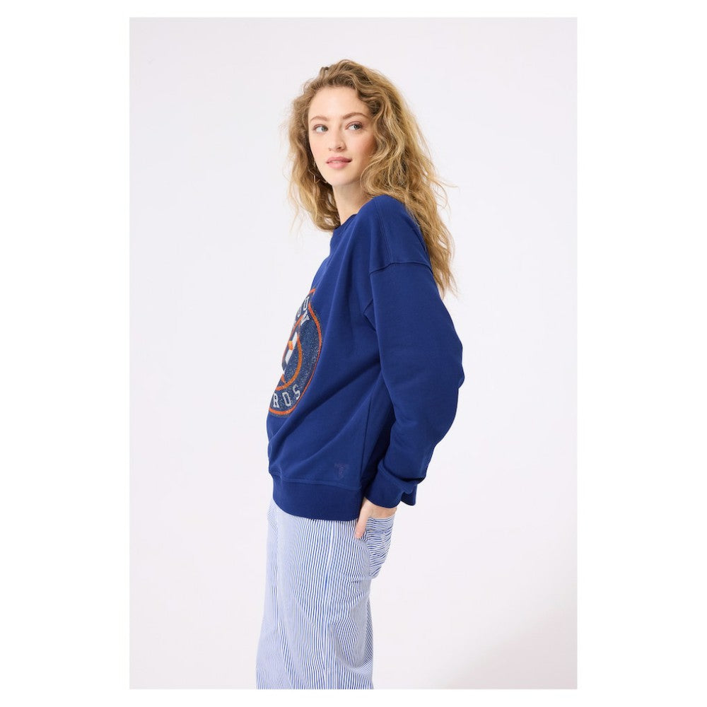 Houston Astros Terez Women's Oversized Gemstone Logo Sweatshirt for sale