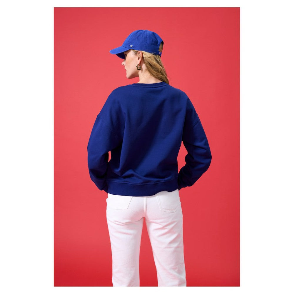 Chicago Cubs Terez Women's Oversized Gemstone Logo Sweatshirt for sale