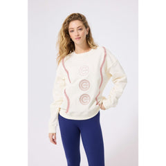 Chicago Cubs Terez Women's Baseball Stitch Pullover Sweatshirt Online