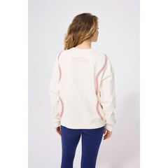 Chicago Cubs Terez Women's Baseball Stitch Pullover Sweatshirt Online