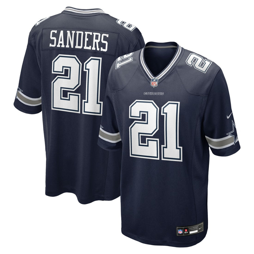 Deion Sanders Dallas Cowboys Team Retired Player Game Jersey - Navy - Nike