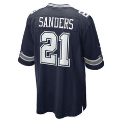 Deion Sanders Dallas Cowboys Team Retired Player Game Jersey - Navy - Nike