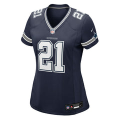 Deion Sanders Dallas Cowboys Women's Team Retired Player Game Jersey - Navy - Nike