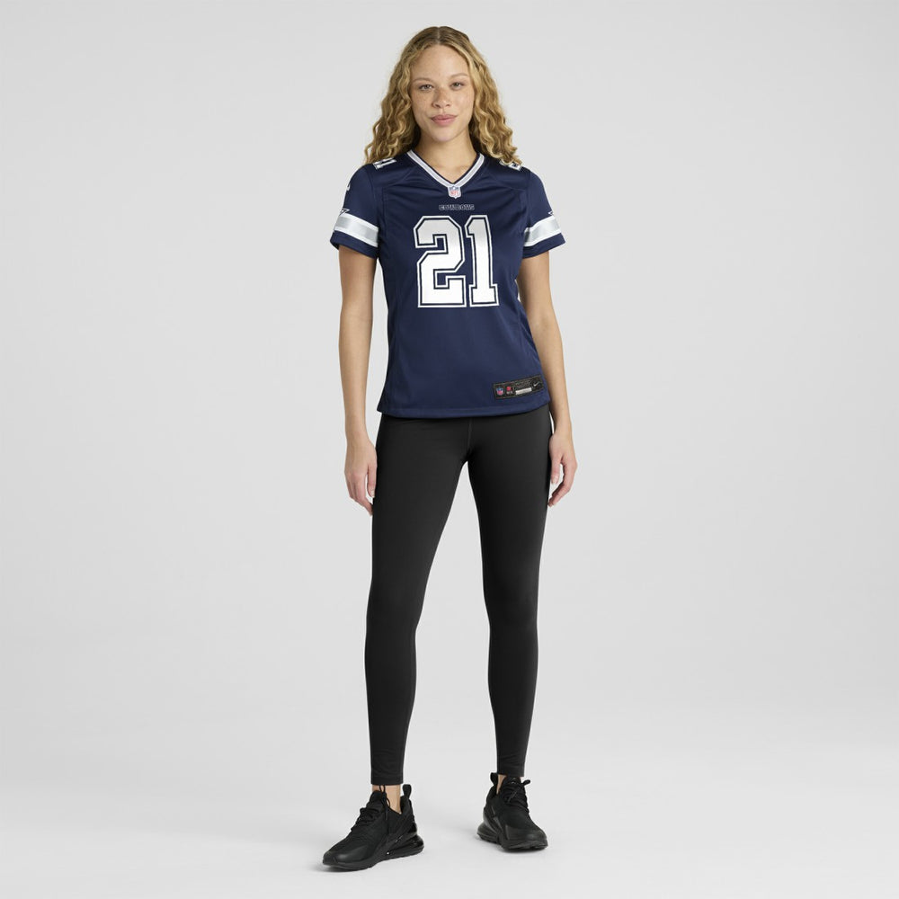 Deion Sanders Dallas Cowboys Women's Team Retired Player Game Jersey - Navy - Nike