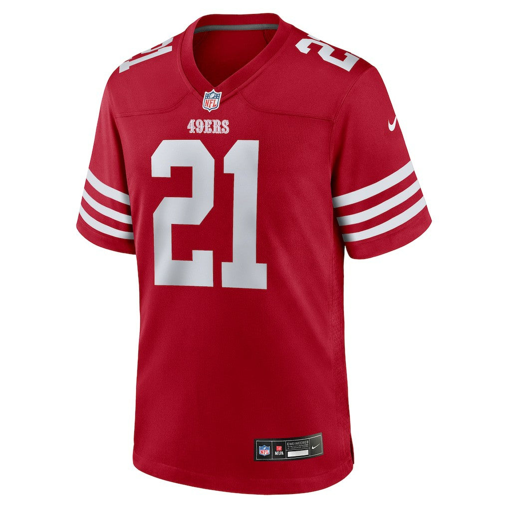 Deion Sanders San Francisco 49ers Team Retired Player Game Jersey - Scarlet - Nike