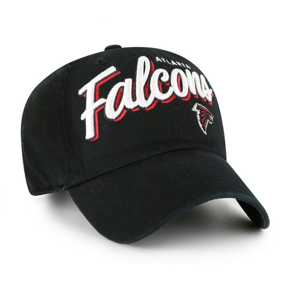 Atlanta Falcons '47 Women's Ariana Clean Up Adjustable Hat - Black - 47 brand