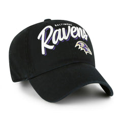 Baltimore Ravens '47 Women's Ariana Clean Up Adjustable Hat - Black - 47 brand