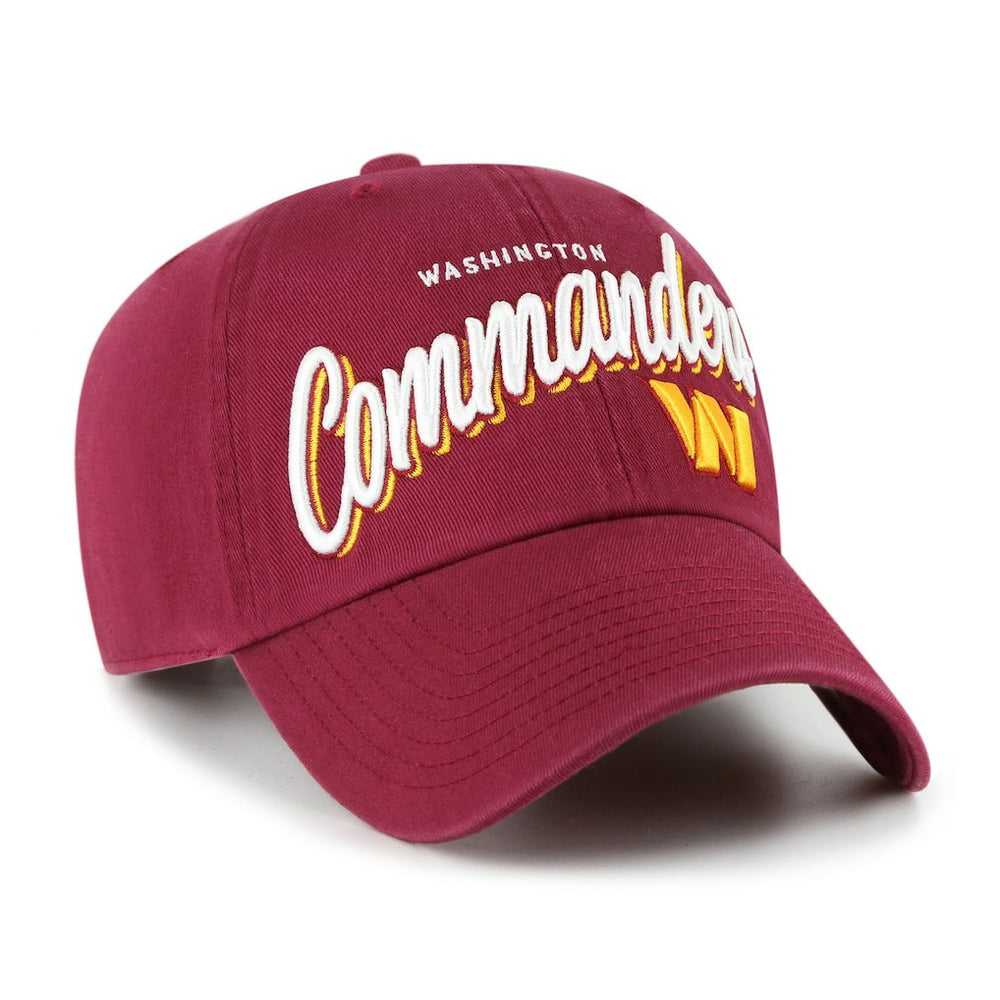 Washington Commanders '47 Women's Ariana Clean Up Adjustable Hat - Burgundy - 47 brand