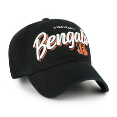 Cincinnati Bengals '47 Women's Ariana Clean Up Adjustable Hat - Black - 47 brand