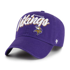 Minnesota Vikings '47 Women's Ariana Clean Up Adjustable Hat - Purple - 47 brand