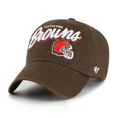 Cleveland Browns '47 Women's Ariana Clean Up Adjustable Hat - Brown - 47 brand