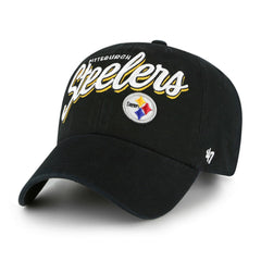 Pittsburgh Steelers '47 Women's Ariana Clean Up Adjustable Hat - Black - 47 brand