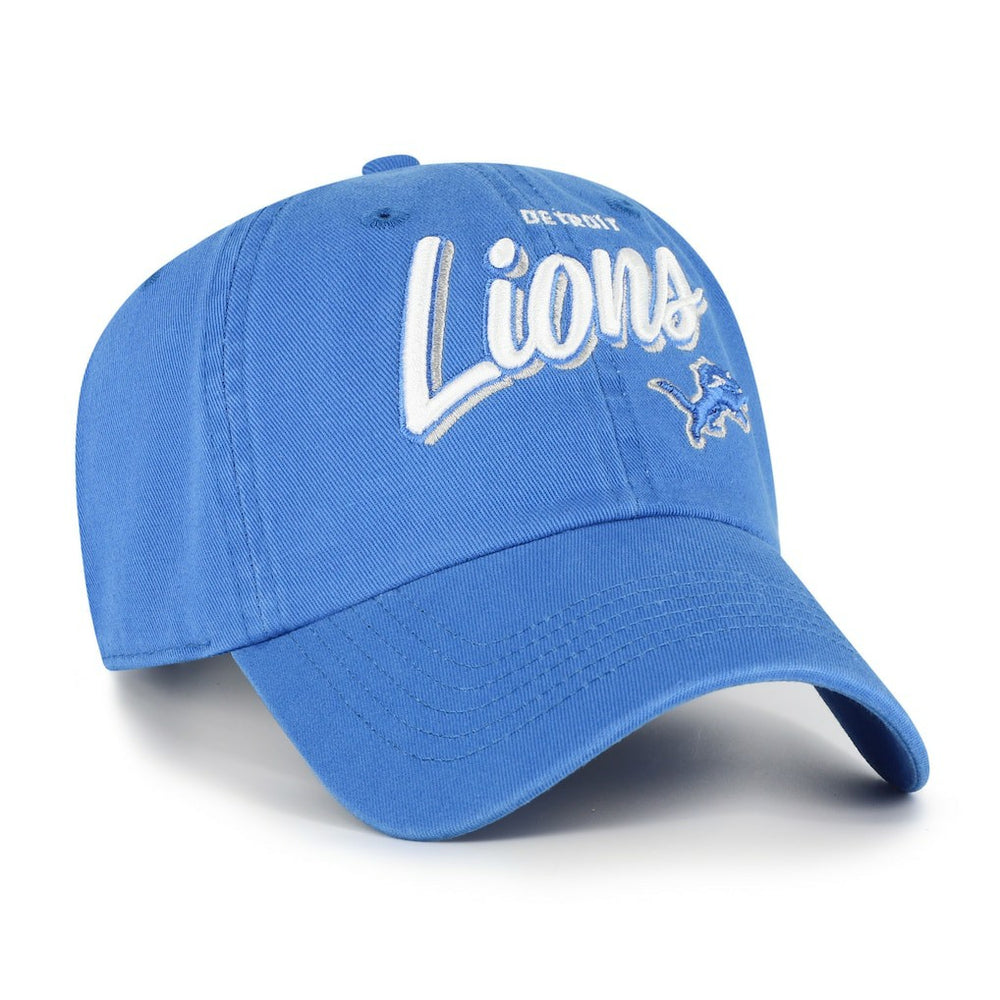 Detroit Lions '47 Women's Ariana Clean Up Adjustable Hat - Blue - 47 brand