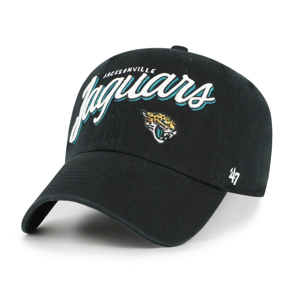 Jacksonville Jaguars '47 Women's Ariana Clean Up Adjustable Hat - Black - 47 brand