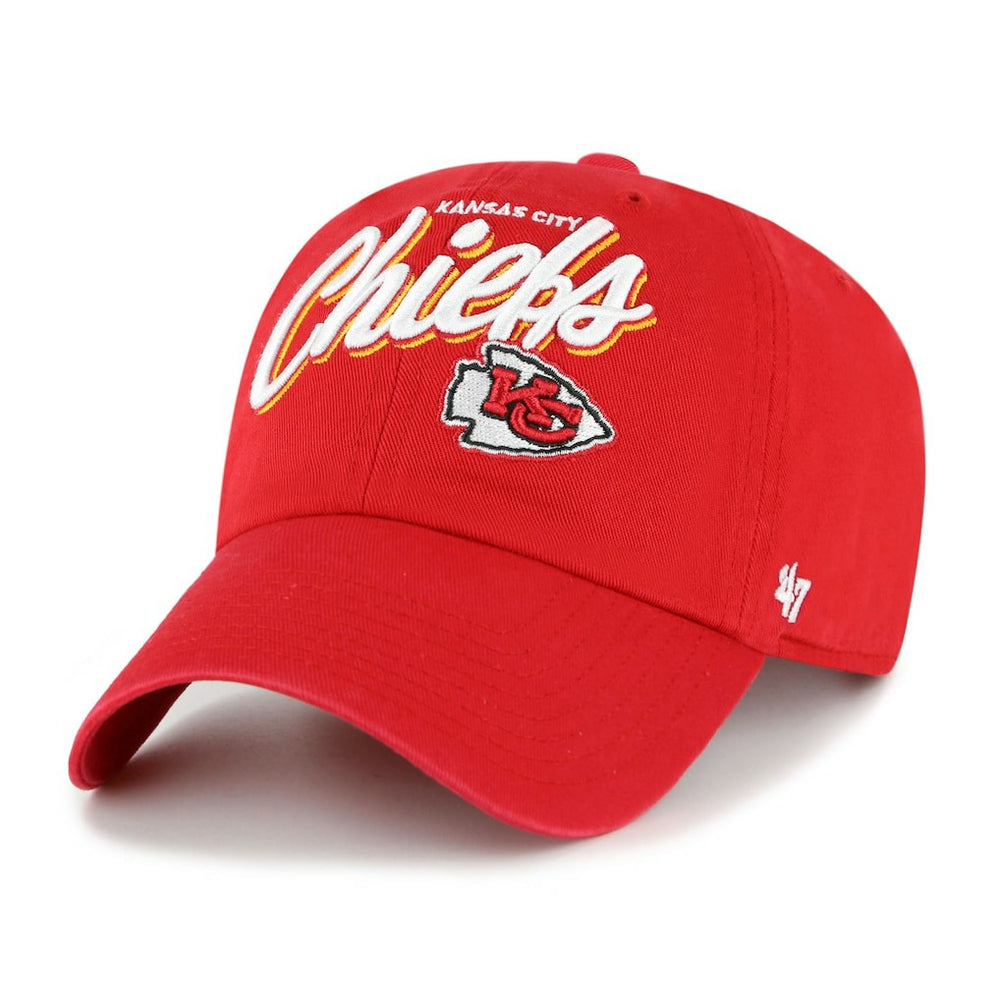 Kansas City Chiefs '47 Women's Ariana Clean Up Adjustable Hat - Red - 47 brand