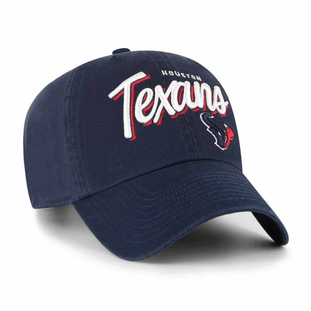 Houston Texans '47 Women's Ariana Clean Up Adjustable Hat - Navy - 47 brand