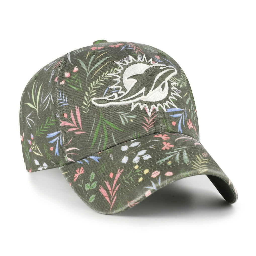 Miami Dolphins '47 Women's Verbena Clean Up Adjustable Hat - Green - 47 brand