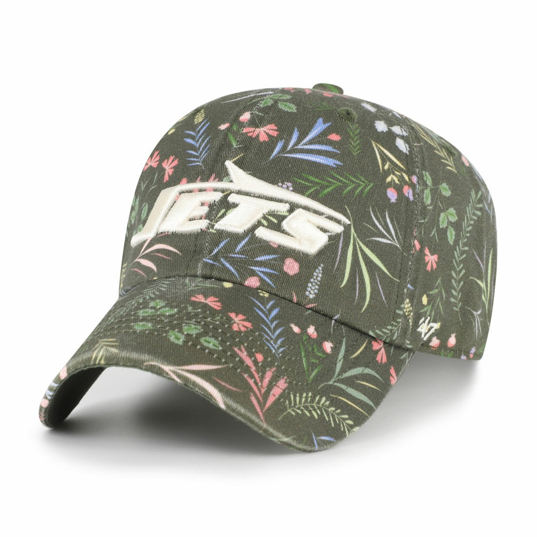 New York Jets '47 Women's Verbena Clean Up Adjustable Hat - Green - 47 brand
