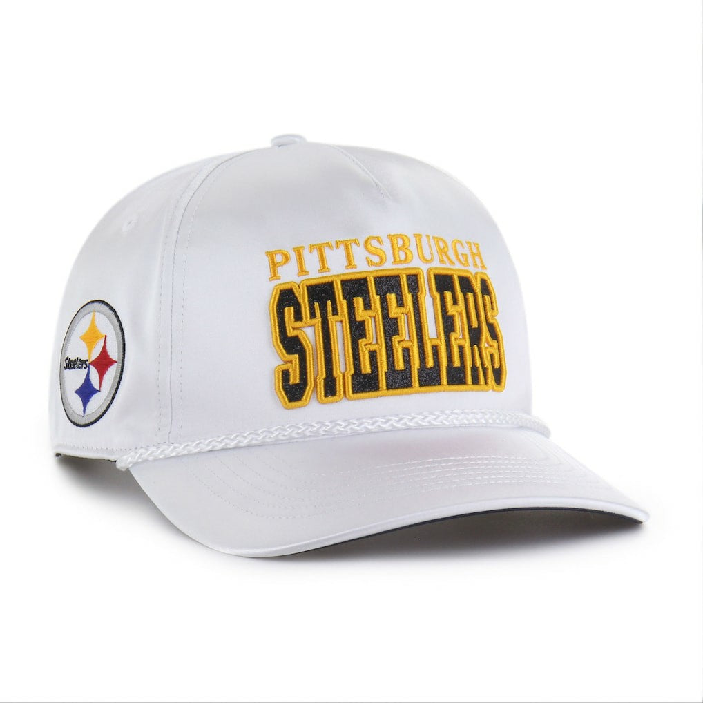Pittsburgh Steelers '47 Women's Outspoken Hitch Adjustable Hat - White - 47 brand