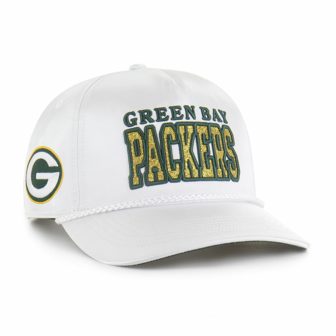 Green Bay Packers '47 Women's Outspoken Hitch Adjustable Hat - White - 47 brand