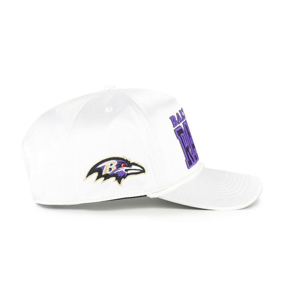Baltimore Ravens '47 Women's Outspoken Hitch Adjustable Hat - White - 47 brand