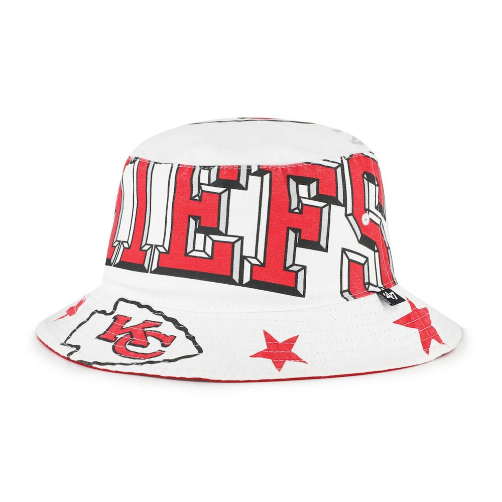 Kansas City Chiefs '47 Women's Energize Bucket Hat - White - 47 brand