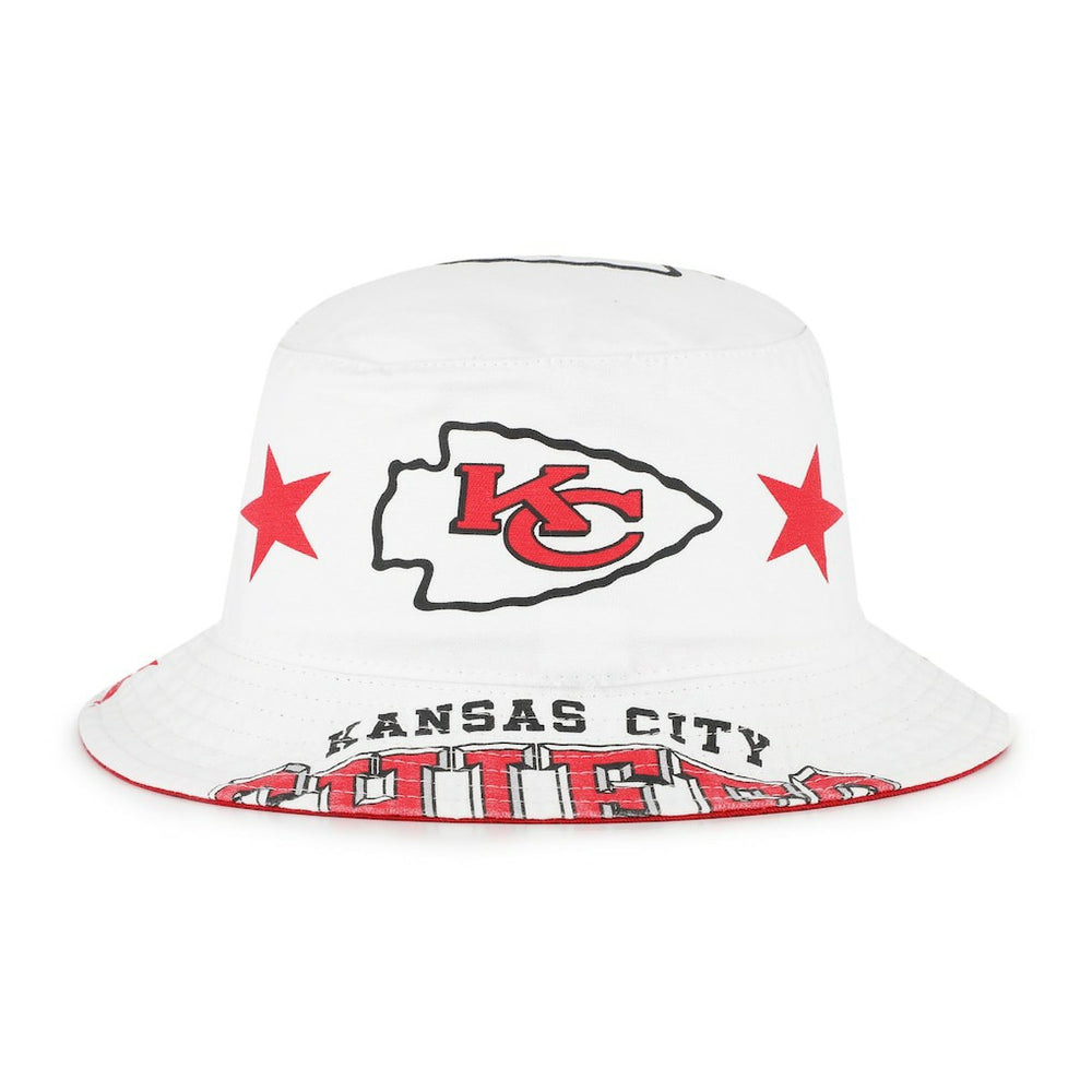 Kansas City Chiefs '47 Women's Energize Bucket Hat - White - 47 brand