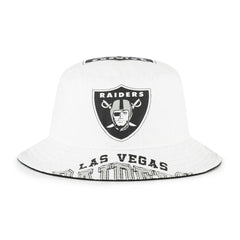 Las Vegas Raiders '47 Women's Energize Bucket Hat - White - 47 brand