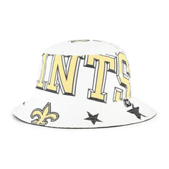 New Orleans Saints '47 Women's Energize Bucket Hat - White - 47 brand