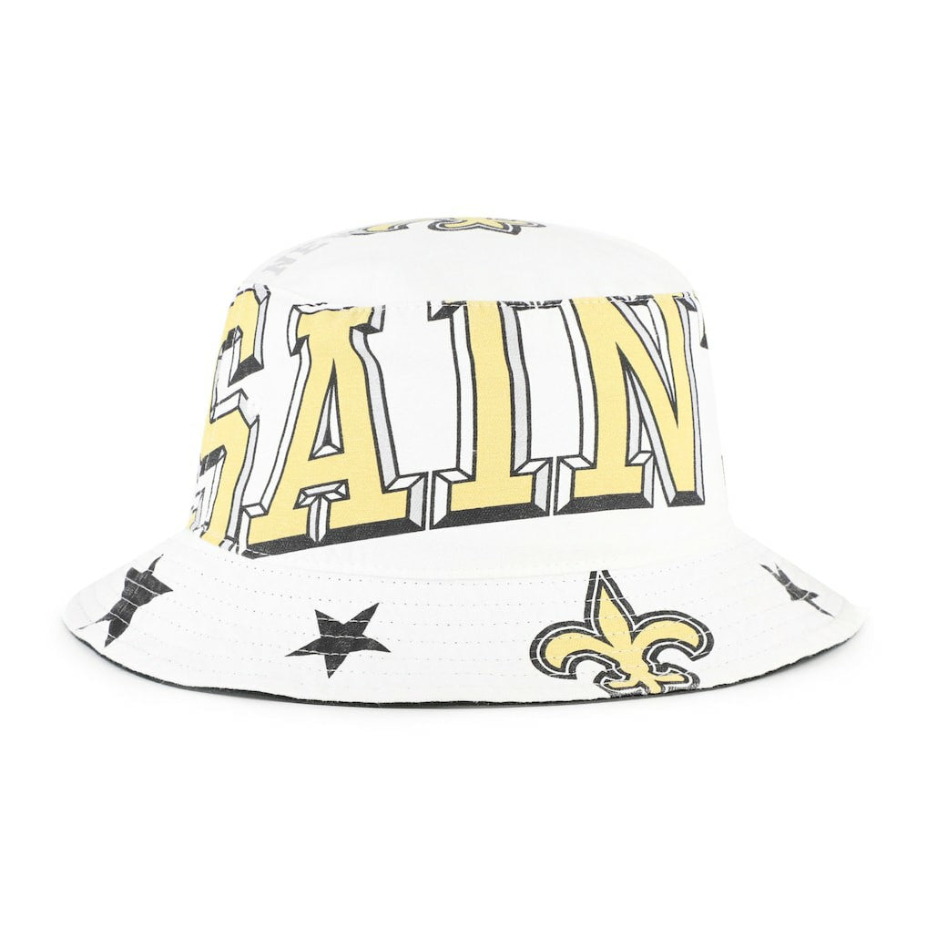 New Orleans Saints '47 Women's Energize Bucket Hat - White - 47 brand