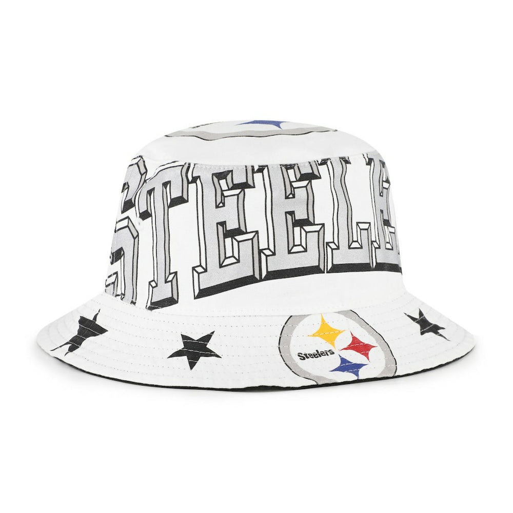 Pittsburgh Steelers '47 Women's Energize Bucket Hat - White - 47 brand