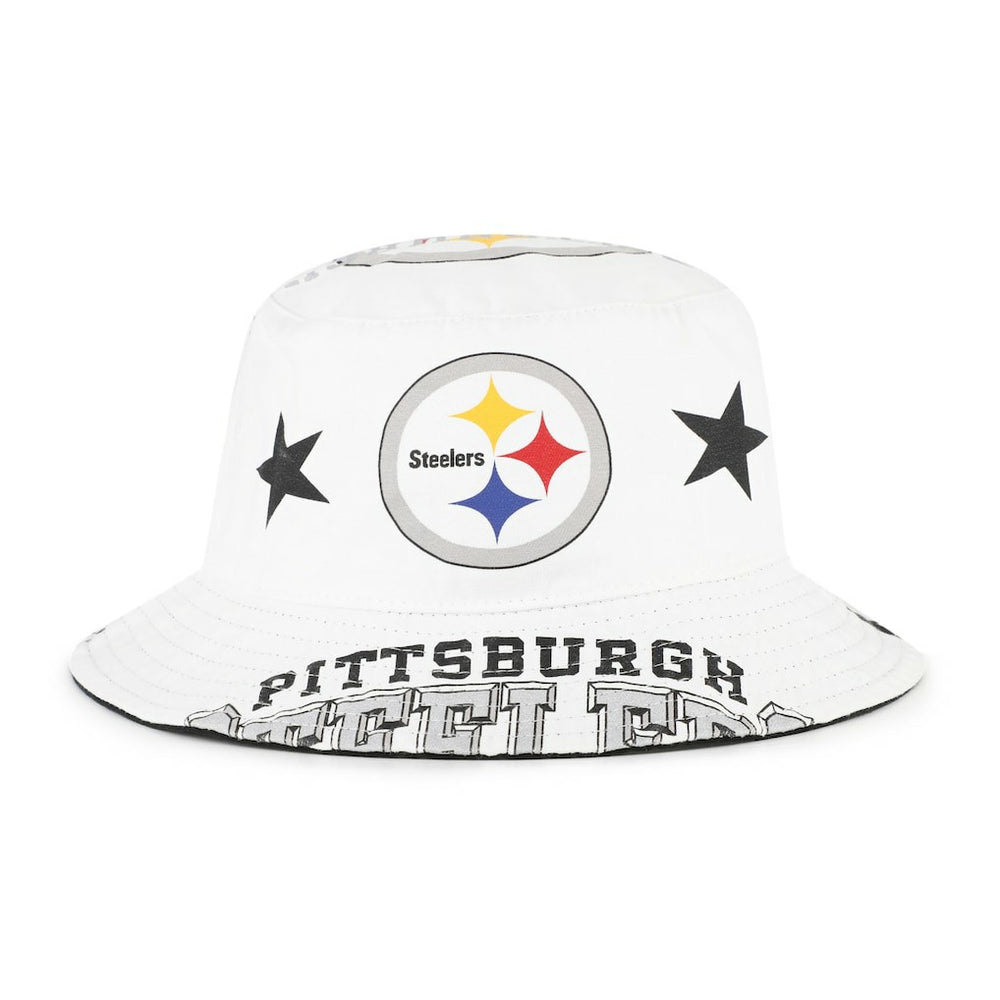 Pittsburgh Steelers '47 Women's Energize Bucket Hat - White - 47 brand