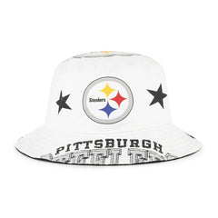 Pittsburgh Steelers '47 Women's Energize Bucket Hat - White - 47 brand
