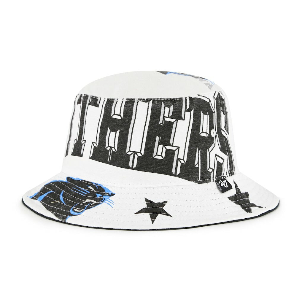 Carolina Panthers '47 Women's Energize Bucket Hat - White - 47 brand