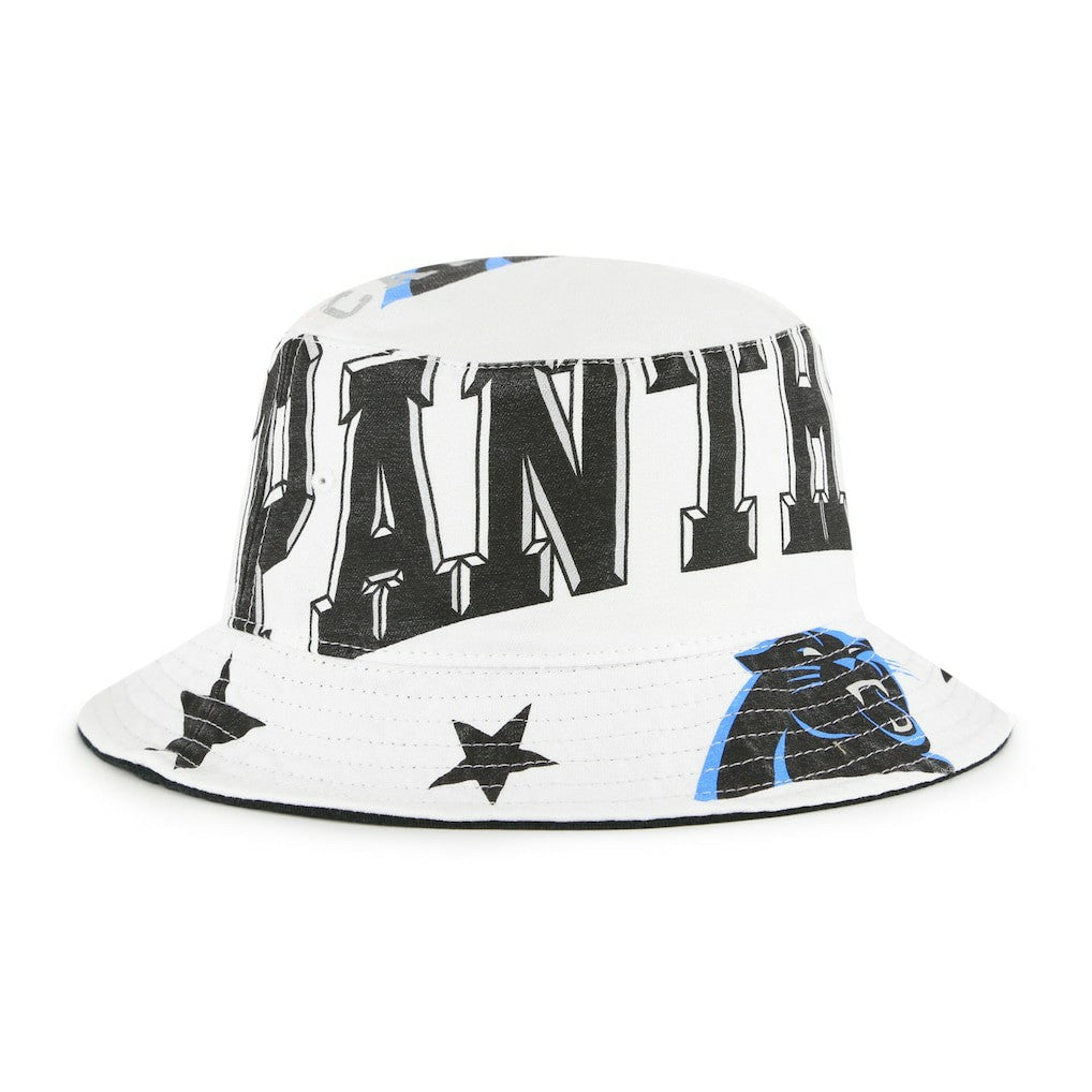 Carolina Panthers '47 Women's Energize Bucket Hat - White - 47 brand