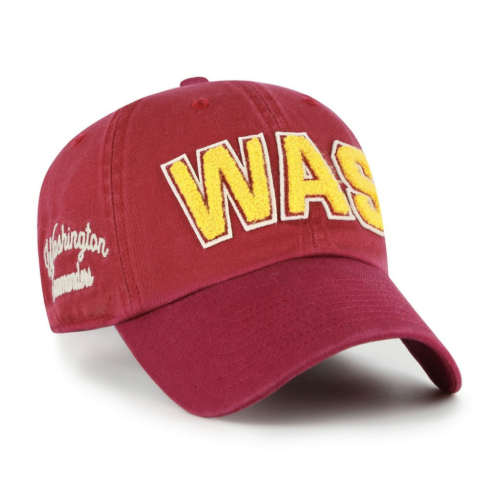 Washington Commanders '47 Women's Zoey Clean Up Adjustable Hat - Burgundy - 47 brand