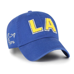 Los Angeles Rams '47 Women's Zoey Clean Up Adjustable Hat - Royal - 47 brand