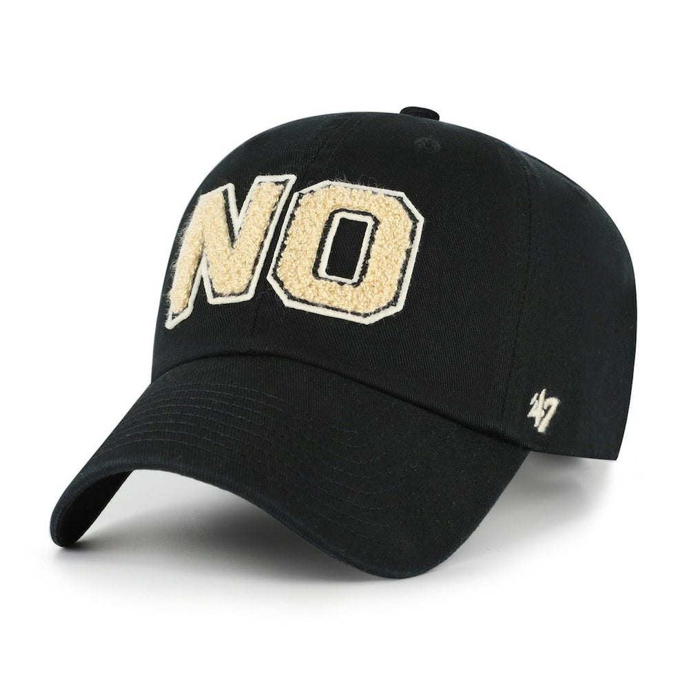 New Orleans Saints '47 Women's Zoey Clean Up Adjustable Hat - Black - 47 brand
