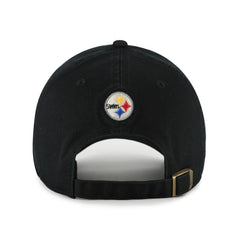 Pittsburgh Steelers '47 Women's Zoey Clean Up Adjustable Hat - Black - 47 brand