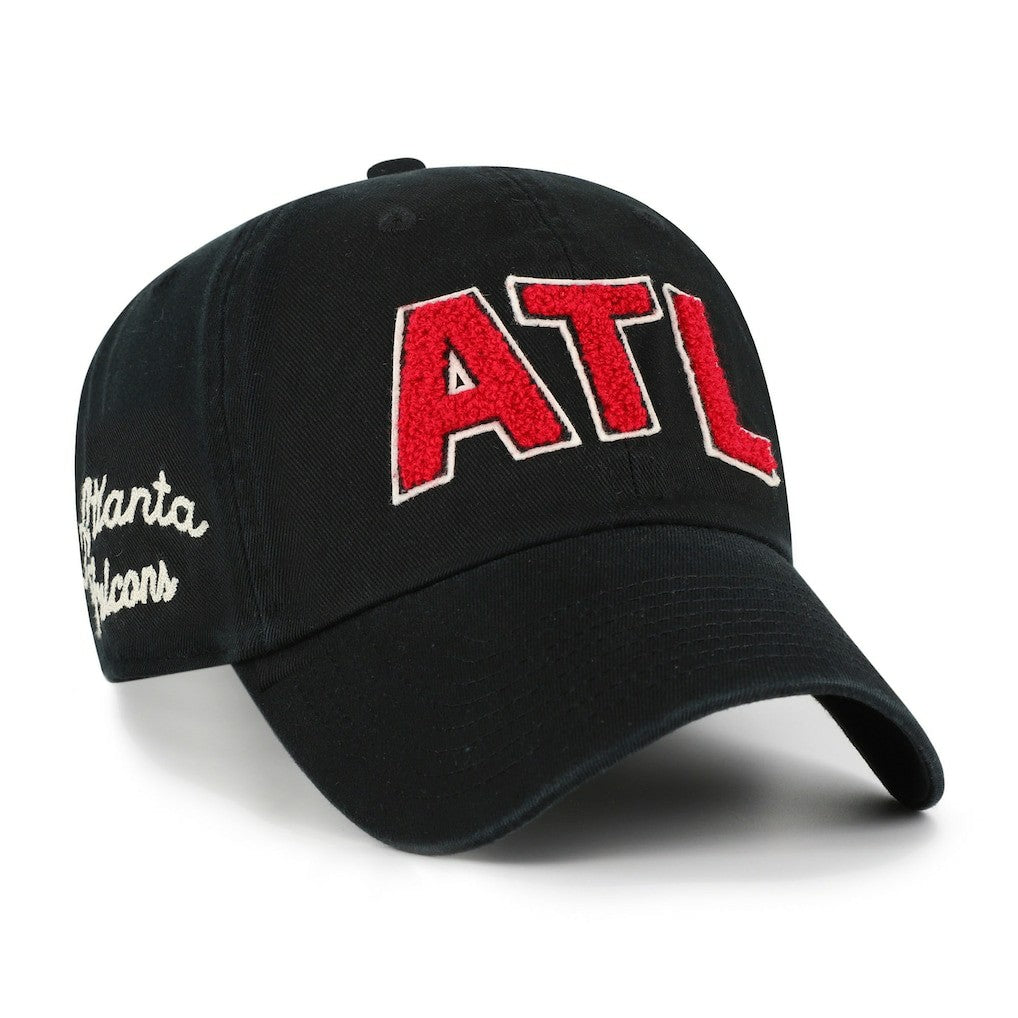 Atlanta Falcons '47 Women's Zoey Clean Up Adjustable Hat - Black - 47 brand