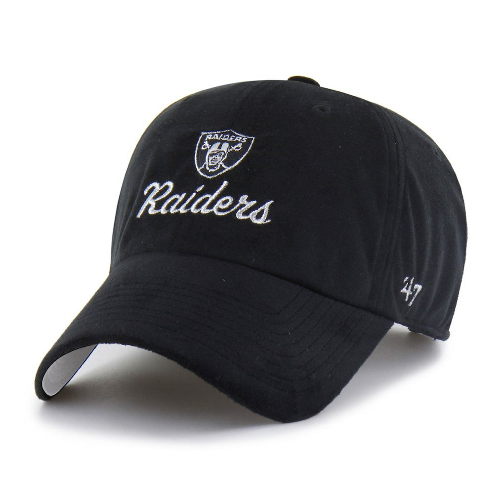 Las Vegas Raiders '47 Women's Spirited Clean Up Adjustable Hat - Black - 47 brand