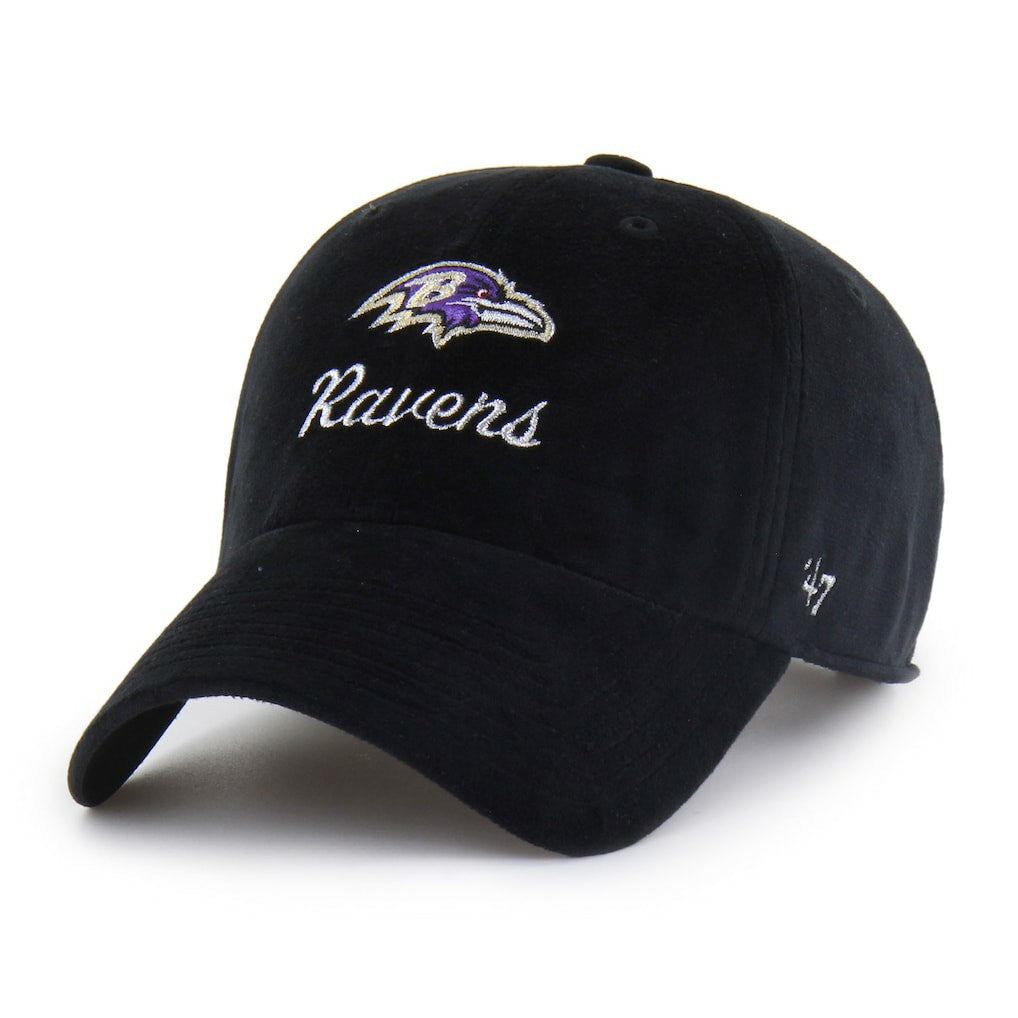 Baltimore Ravens '47 Women's Spirited Clean Up Adjustable Hat - Black - 47 brand