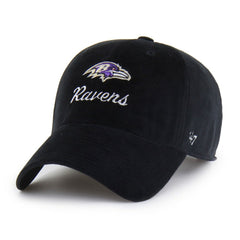 Baltimore Ravens '47 Women's Spirited Clean Up Adjustable Hat - Black - 47 brand